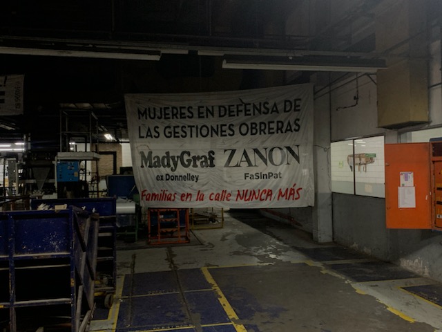 mujeres en defensa de las gestiones obreras