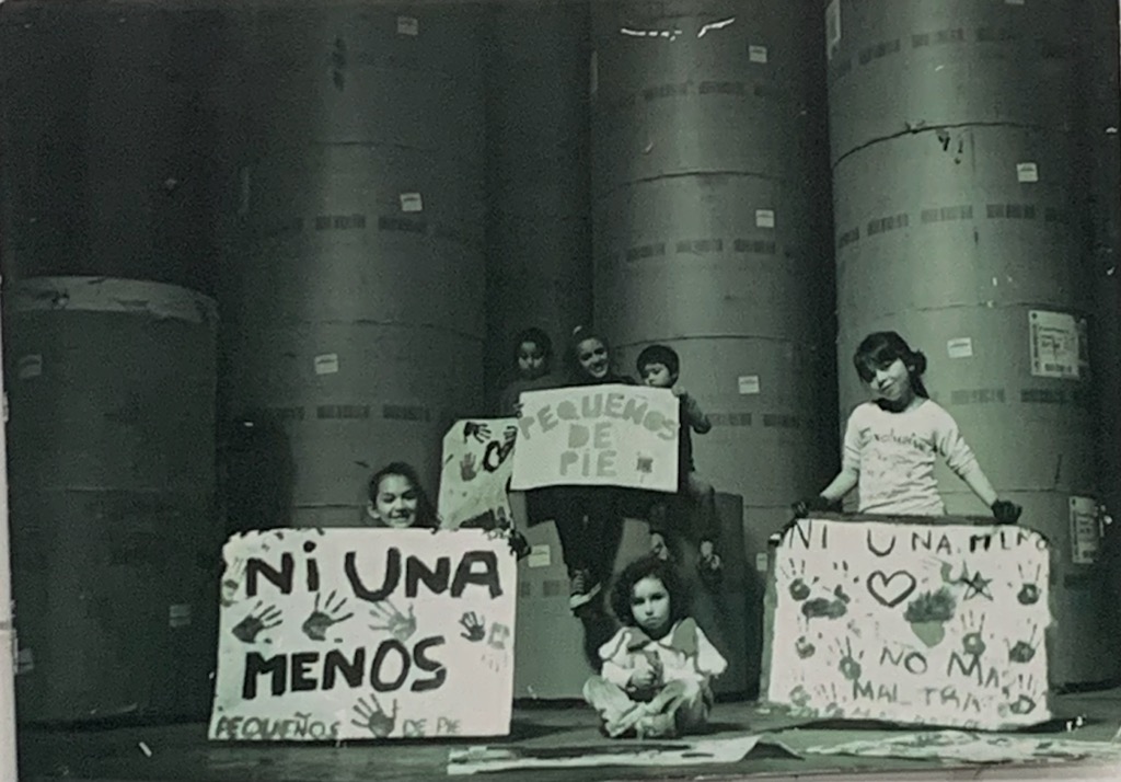 ni una menos, say the kids