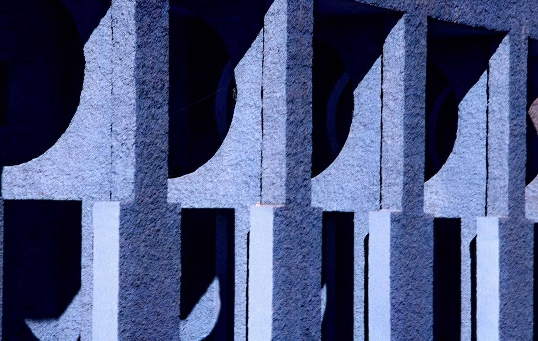 Detail from Houari Boumedienne Agricultural Village, socialist commune in Abadla, Algeria